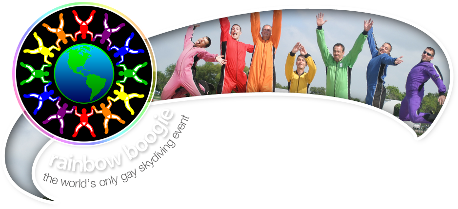 Rainbow Boogie 2018, the world's only gay skydiving event, October 18-21 at Skydive Perris